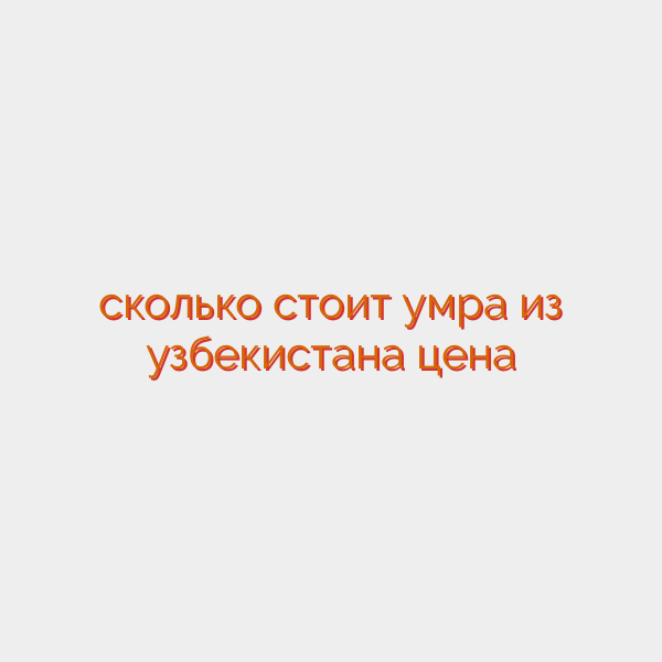 сколько стоит умра из узбекистана цена